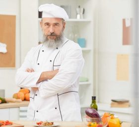 Professional Chef Posing with Confidence